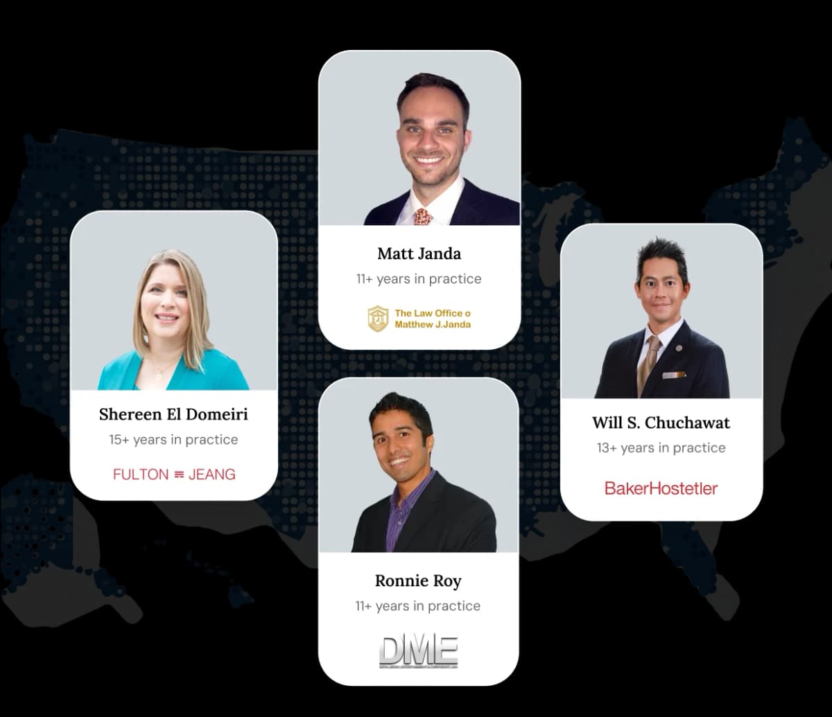 Vetted lawyers network