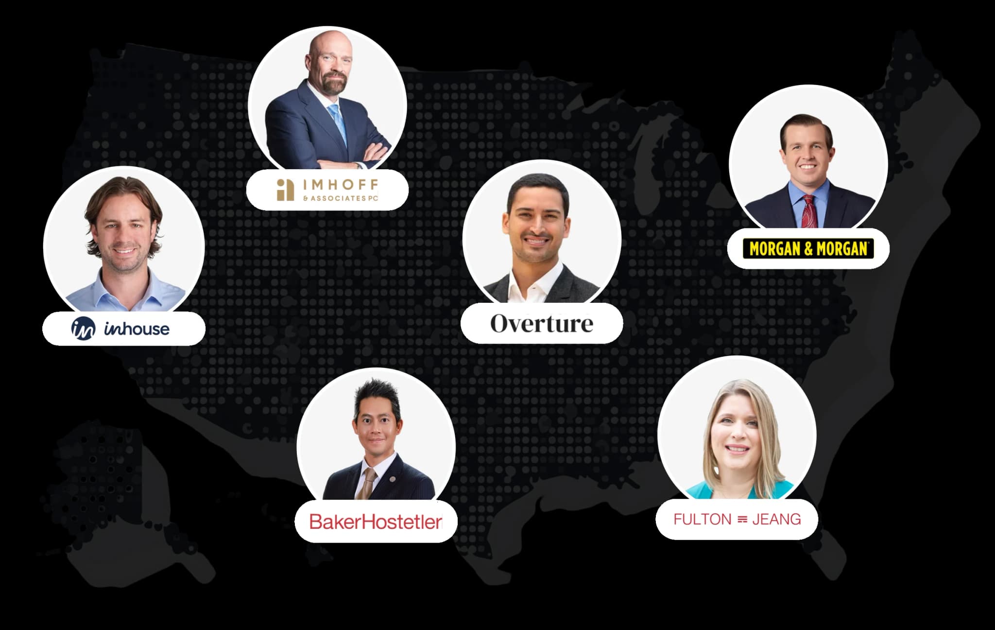 Lawyers on map